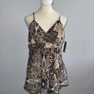 B Works Byer California NWT Paisley Top